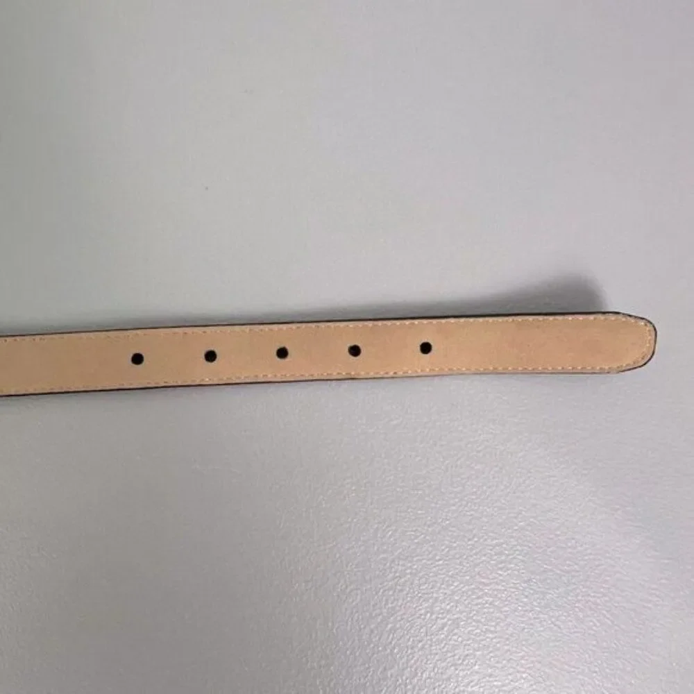 BRIGHTON WOMENS BLACK LEATHER BELT SIZE L
